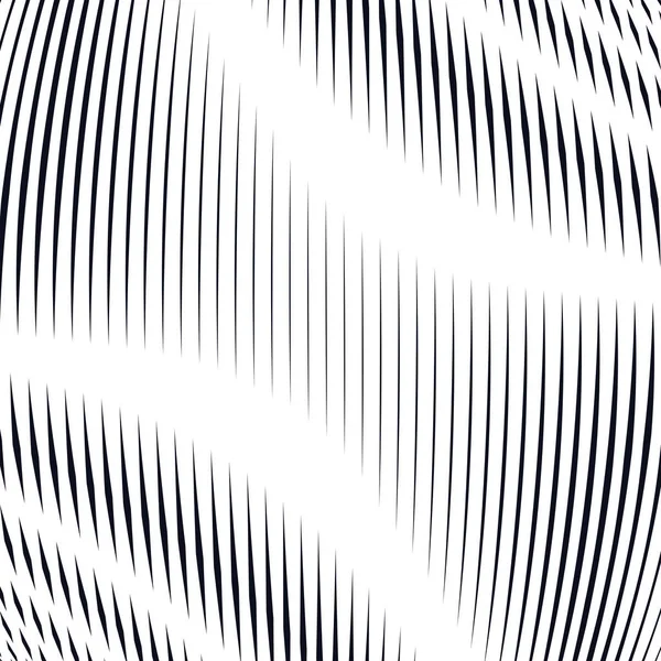 Optischer Hintergrund mit monochromen geometrischen Linien — Stockvektor