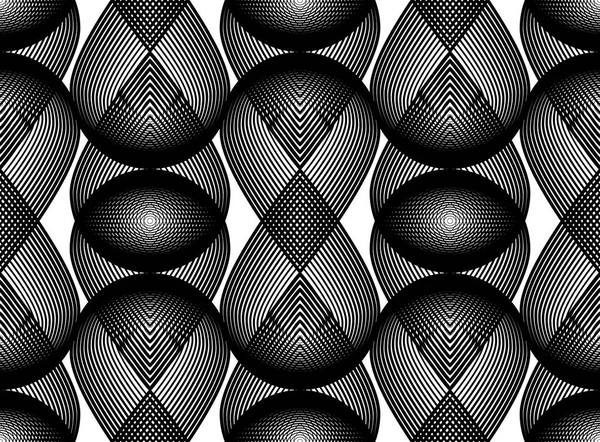 Монохромный абстрактный геометрический фон — стоковый вектор