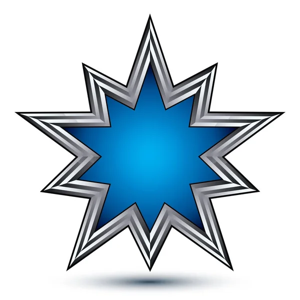 記章の星のシンボル アイコン — ストックベクタ