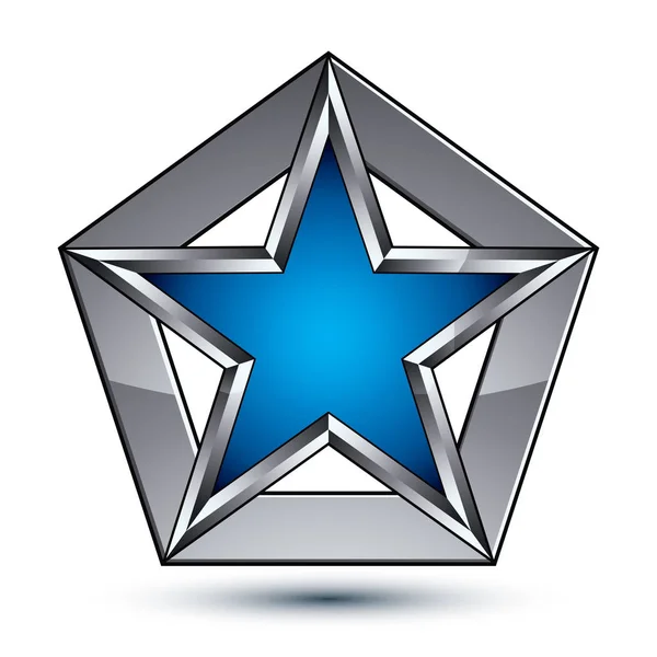 Heraldische insignia met ' ster ' symbool — Stockvector
