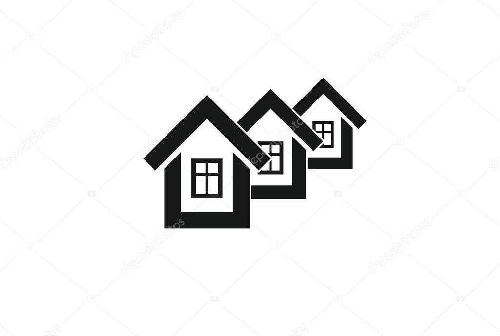 homes, houses logo