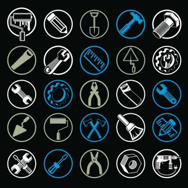 tamir araçları Icons set