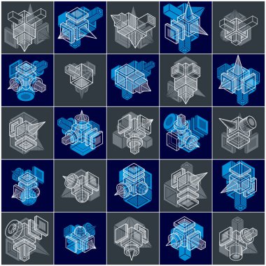 Soyut izometrik şekiller kümesi