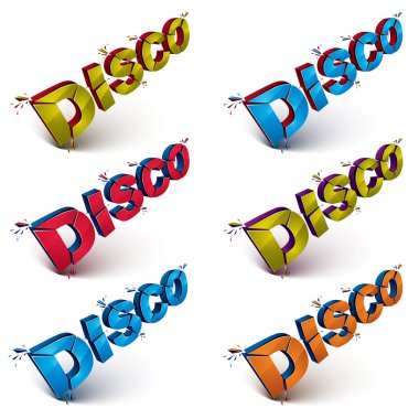 disko kırık kelime simgeler kümesi