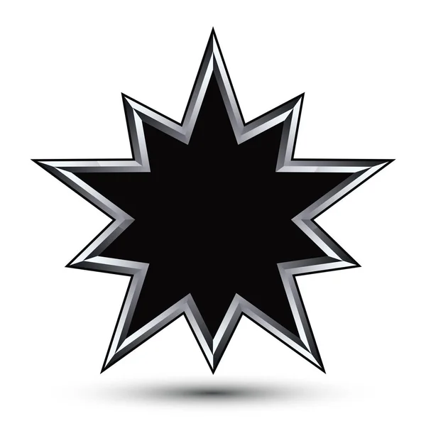 Star symbol insignia icon — Stock Vector