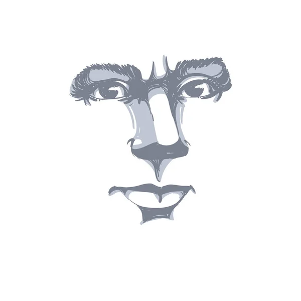 Retrato de boceto de — Vector de stock