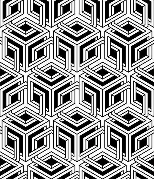 Abstract geometrisch naadloos patroon — Stockvector