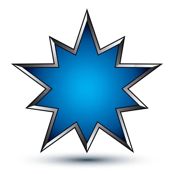 Étoile symbole insigne icône — Image vectorielle