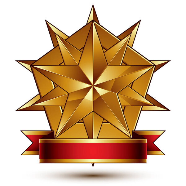 golden star symbol insignia