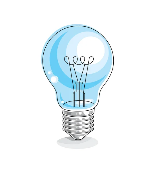 Concetto di idea lampadina — Vettoriale Stock