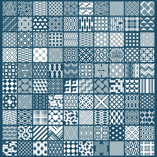 Conjunto de padrões geométricos abstratos —  Vetores de Stock