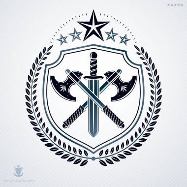 Vintage hanedan amblemi