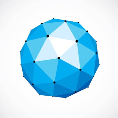 Çizgiler ve noktalar ile soyut yönlü şekil