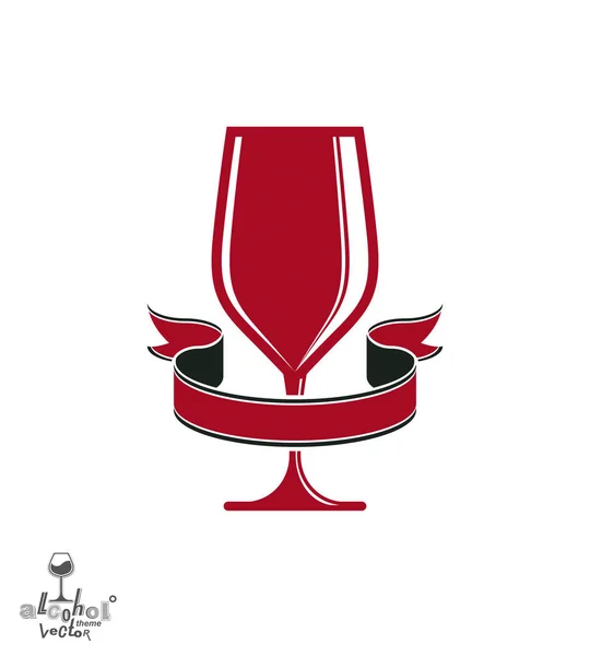 Classic champagne goblet — Stockvector