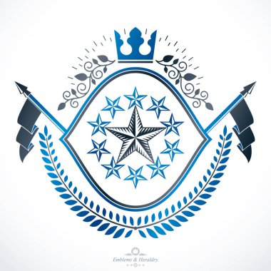 Vintage hanedan amblemi