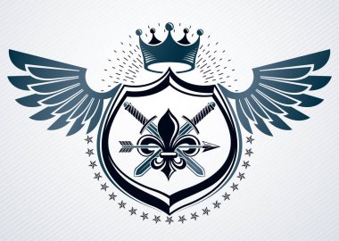 retro tasarım amblemi