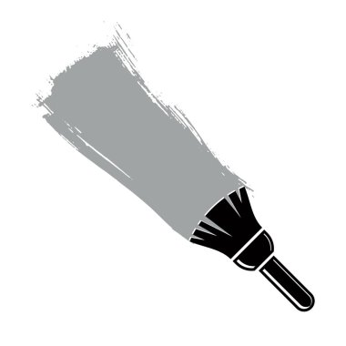 Tek renkli grunge brushstroke