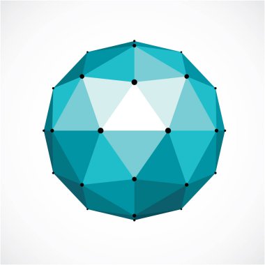 Çizgiler ve noktalar ile soyut yönlü şekil