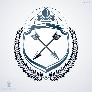 Vintage hanedan amblemi