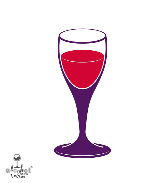 Classic champagne goblet — Stock Vector