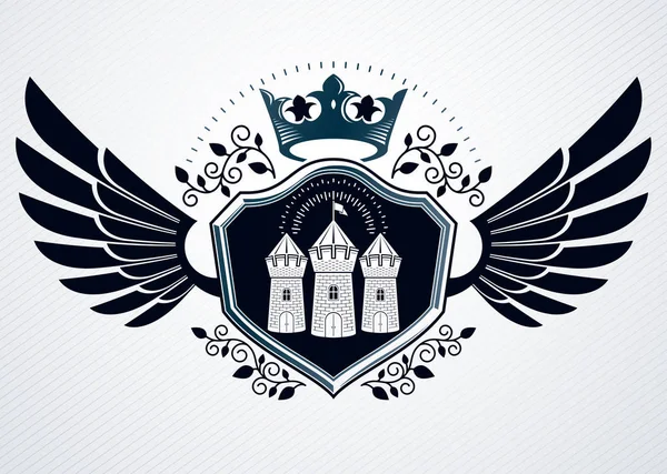 Vintage heraldische embleem — Stockvector