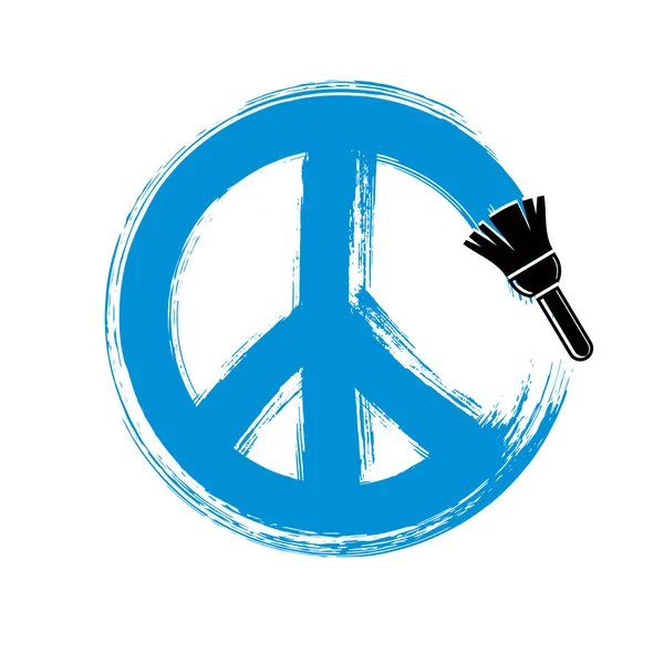 Icon of peace sign — Stock Vector