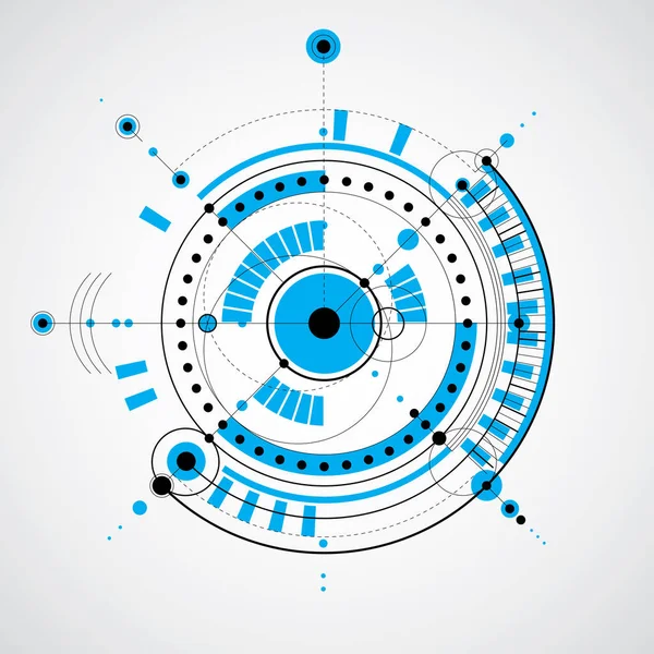 Telón de fondo de tecnología de ingeniería — Vector de stock