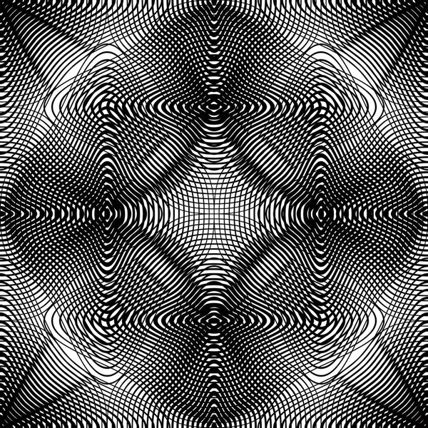 Monochroom abstracte achtergrond met overlappende cijfers — Stockvector