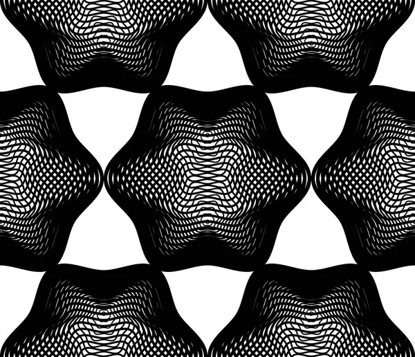 Монохромний абстрактний фон з перекриваючими фігурами — стоковий вектор