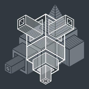 Soyut şekli çokgen şeklin mühendislik