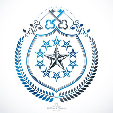 Vintage hanedan amblemi