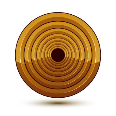 Şablon yuvarlak simgesiyle