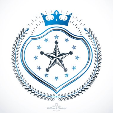 Vintage hanedan amblemi