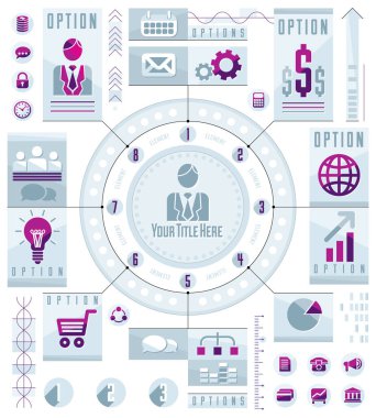 Yaratıcı infographics öğeleri