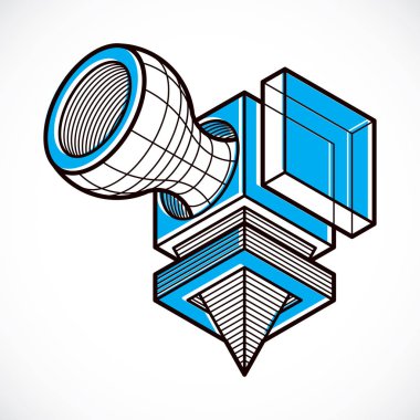 Soyut şekli çokgen şeklin mühendislik