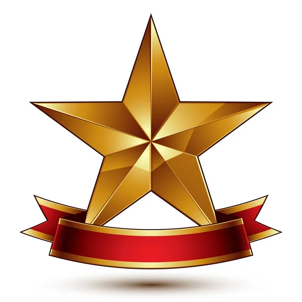 Ikona z pěti Čtyřcípá hvězda — Stockový vektor
