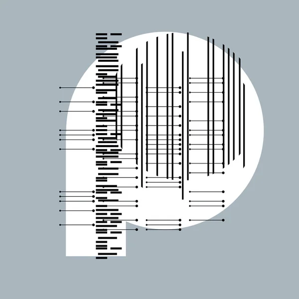Icône géométrique graphique — Image vectorielle