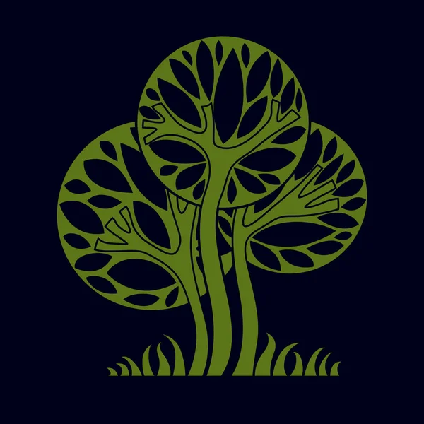 Artistic design of tree — Stock Vector