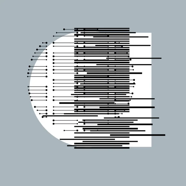 Composizione geometrica astratta — Vettoriale Stock