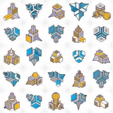 Soyut izometrik şekiller kümesi