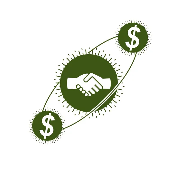 Logo conceptuel d'entreprise — Image vectorielle