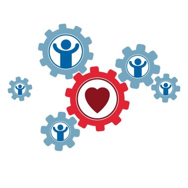 Sosyal ilişkiler kavramsal logosu