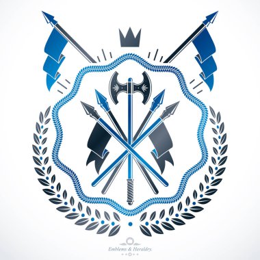 Vintage hanedan amblemi