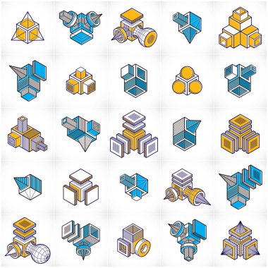 Soyut izometrik şekiller kümesi