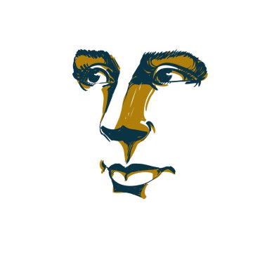 Kadının çizilmiş yüz el