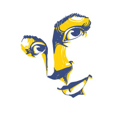 Kadının çizilmiş yüz el