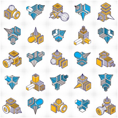 Soyut izometrik şekiller kümesi