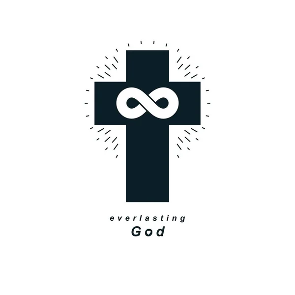 Tvůrčí symbol věčného Boha — Stockový vektor