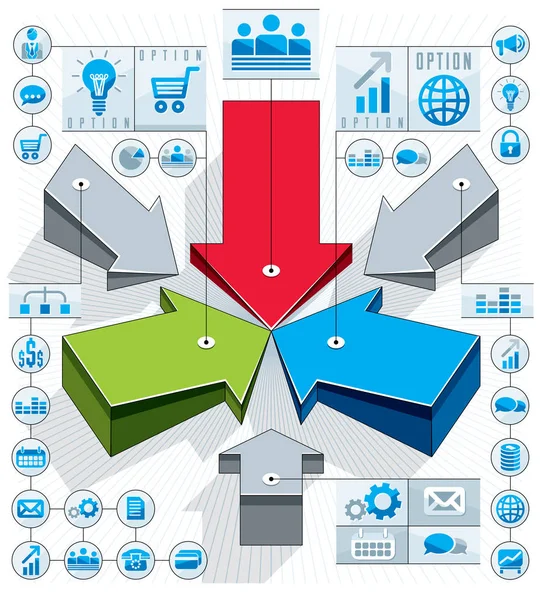 Ikon for kreativ infografi – stockvektor