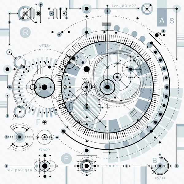 Industriële en technische achtergrond — Stockvector